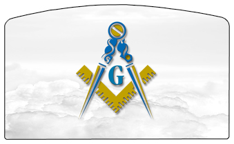 DACRO-370-WT Masonic Lodge Clouds White